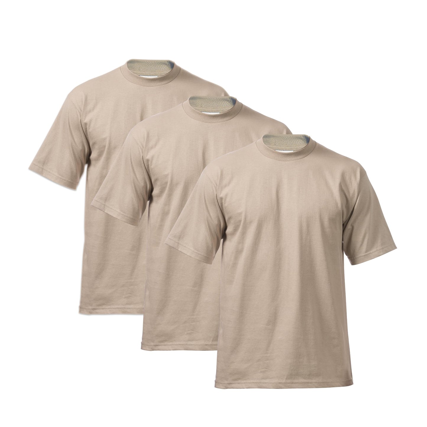 Pro Club Men's 3-Pack Heavyweight Cotton Short Sleeve Crew Neck T-Shirt