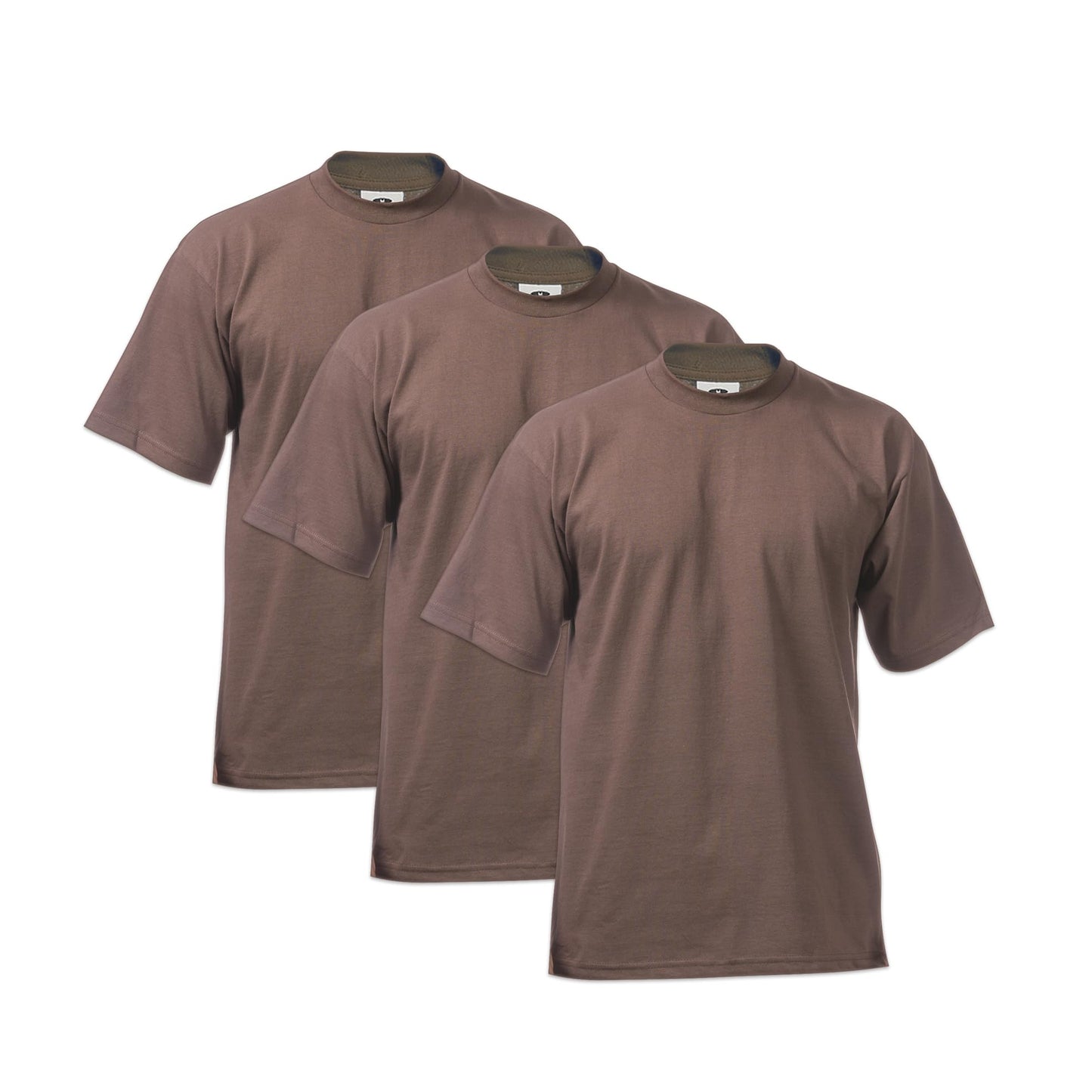 Pro Club Men's 3-Pack Heavyweight Cotton Short Sleeve Crew Neck T-Shirt