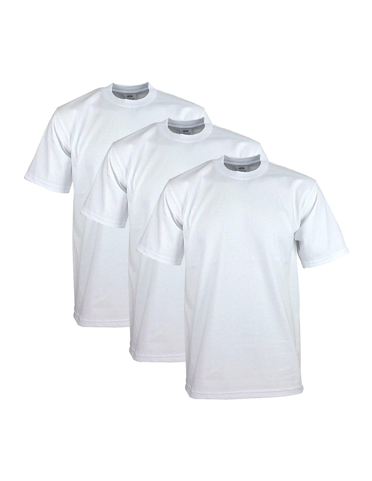 Pro Club Men's 3-Pack Heavyweight Cotton Short Sleeve Crew Neck T-Shirt