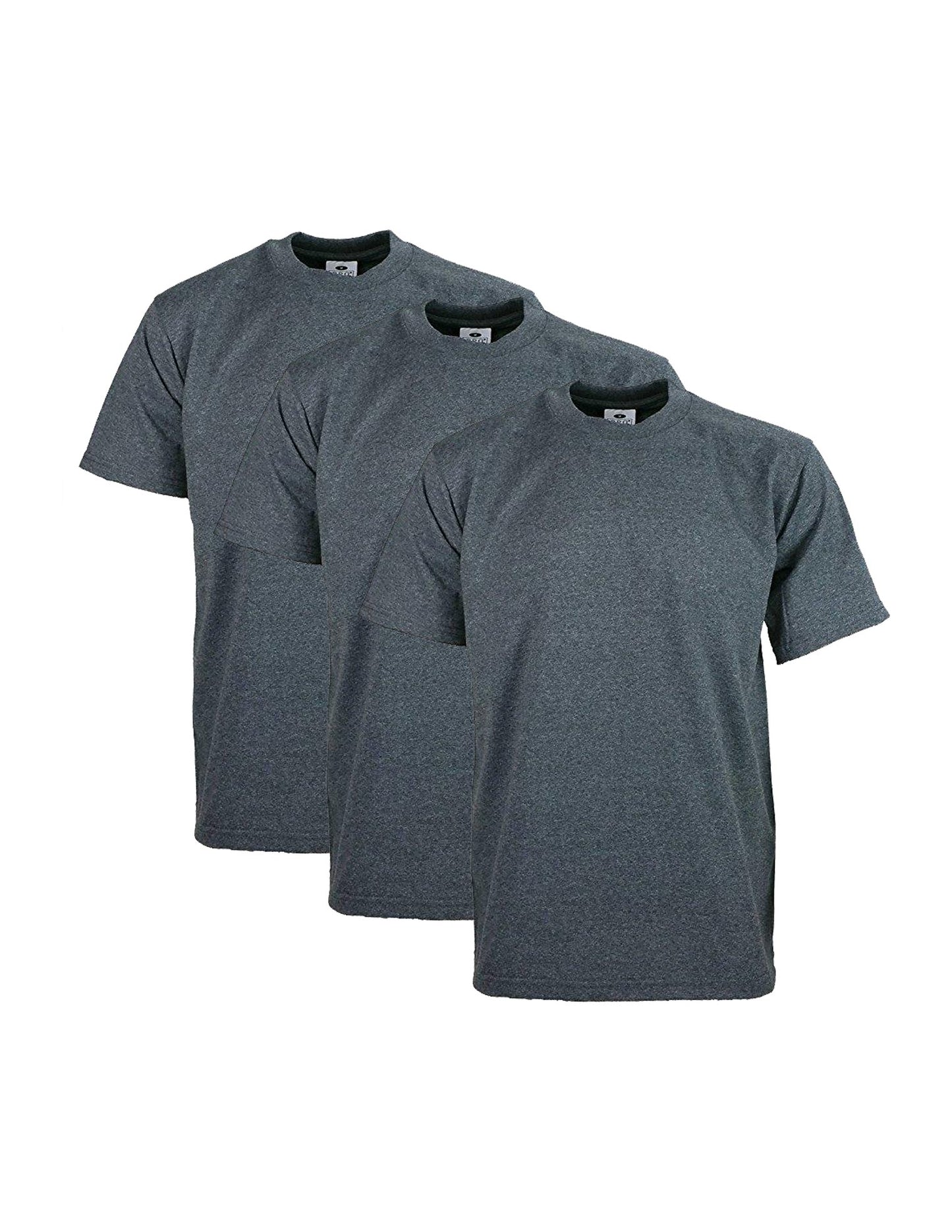 Pro Club Men's 3-Pack Heavyweight Cotton Short Sleeve Crew Neck T-Shirt